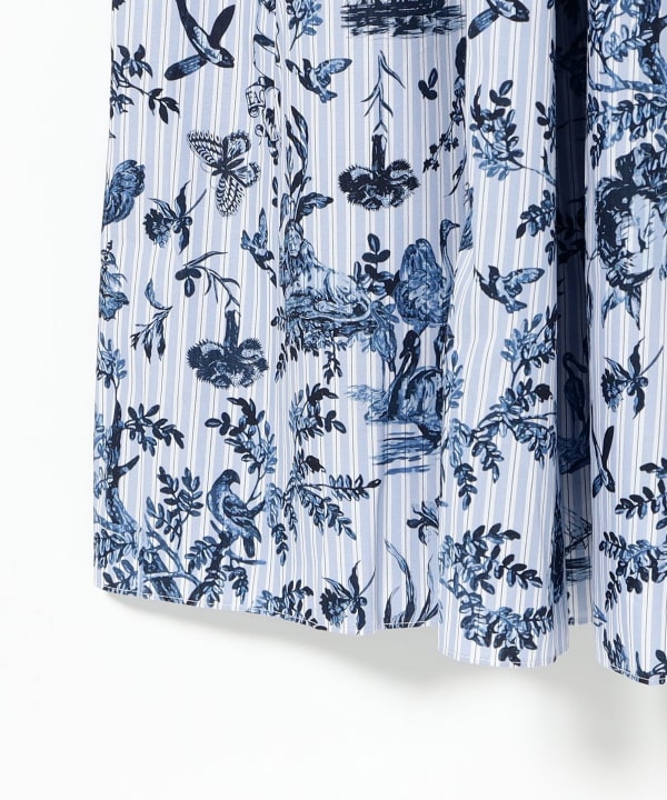 ERDEM / フラワー ストライプ サンドレス