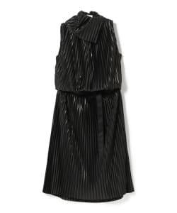 COATE / ホイル プリーツワンピース◎