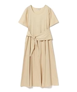 LEMAIRE / ジャージ ベルテッドワンピース◎