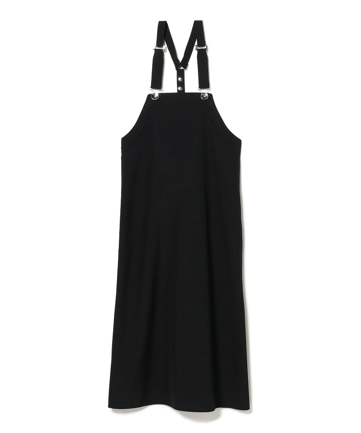 THE RERACS ザ・リラクス / エプロン ドレス ワンピース WOMEN BLACK 36 THE RERACS ザ・リラクス / エプロン ドレス ワンピース WOMEN BLACK 36
