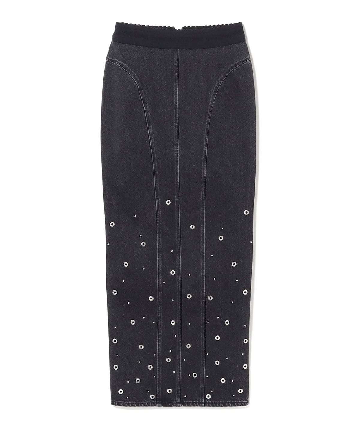 FEITICO / デニム アイレット ロングスカート スカート WOMEN BLACK 1 FEITICO / デニム アイレット ロングスカート スカート WOMEN BLACK 1