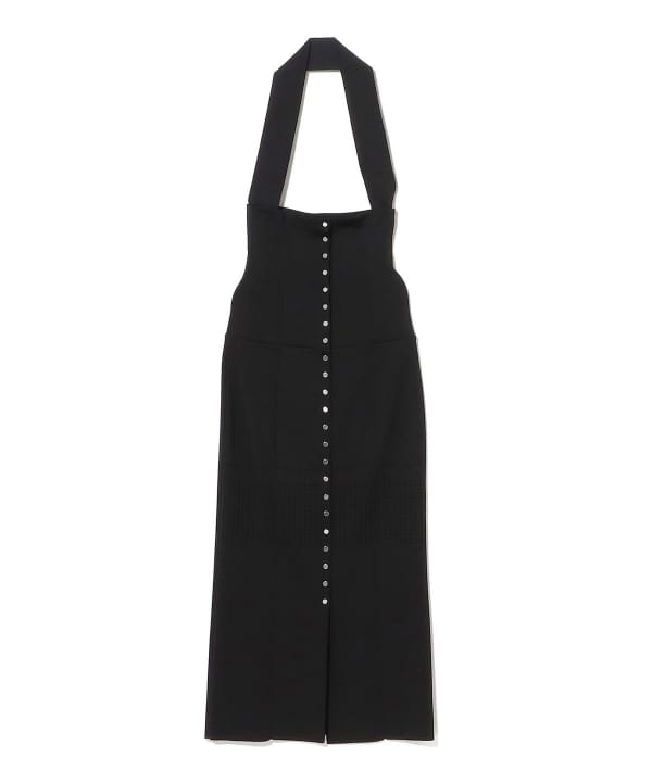 fetico ストラップニットロングスカート