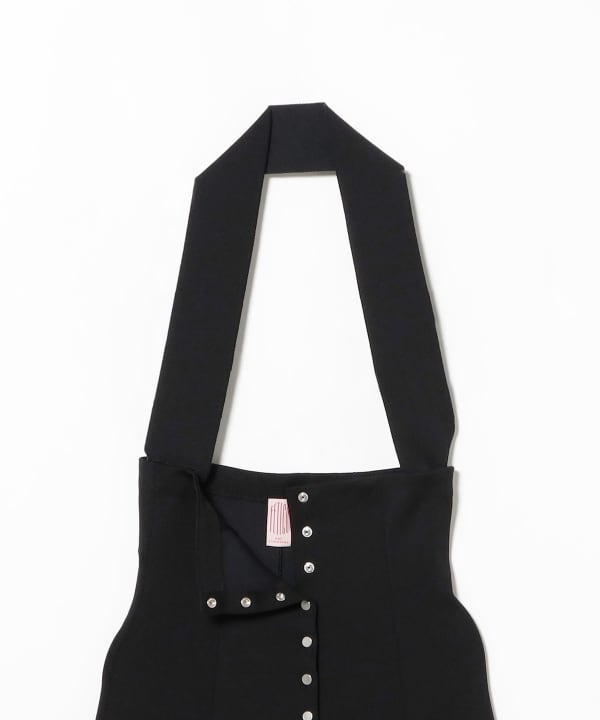 fetico ストラップニットロングスカート