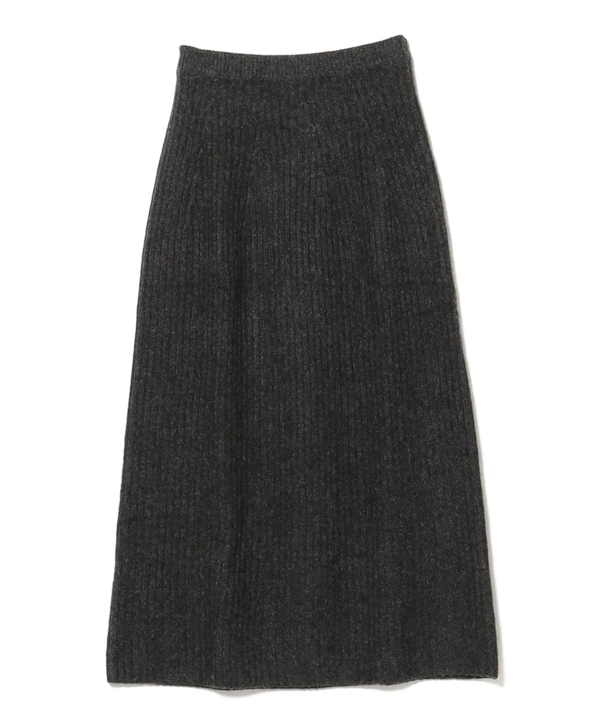 MKDT STUDIO / リブ ニット スカート スカート WOMEN DARK GREY MELANGE XS MKDT STUDIO / リブ ニット スカート スカート WOMEN DARK GREY MELANGE XS