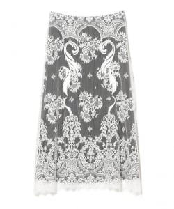 FETICO / エンブレム レース スカート