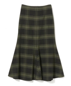 beaufille / チェック トランペット スカート