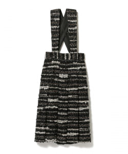 leur logette / ツイード サスペンダー スカート