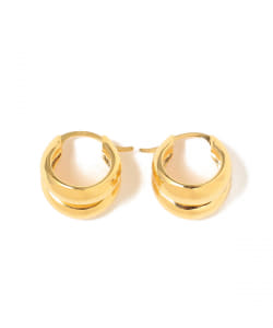 SOPHIE BUHAI / ゴールド ダブルフープ ピアス
