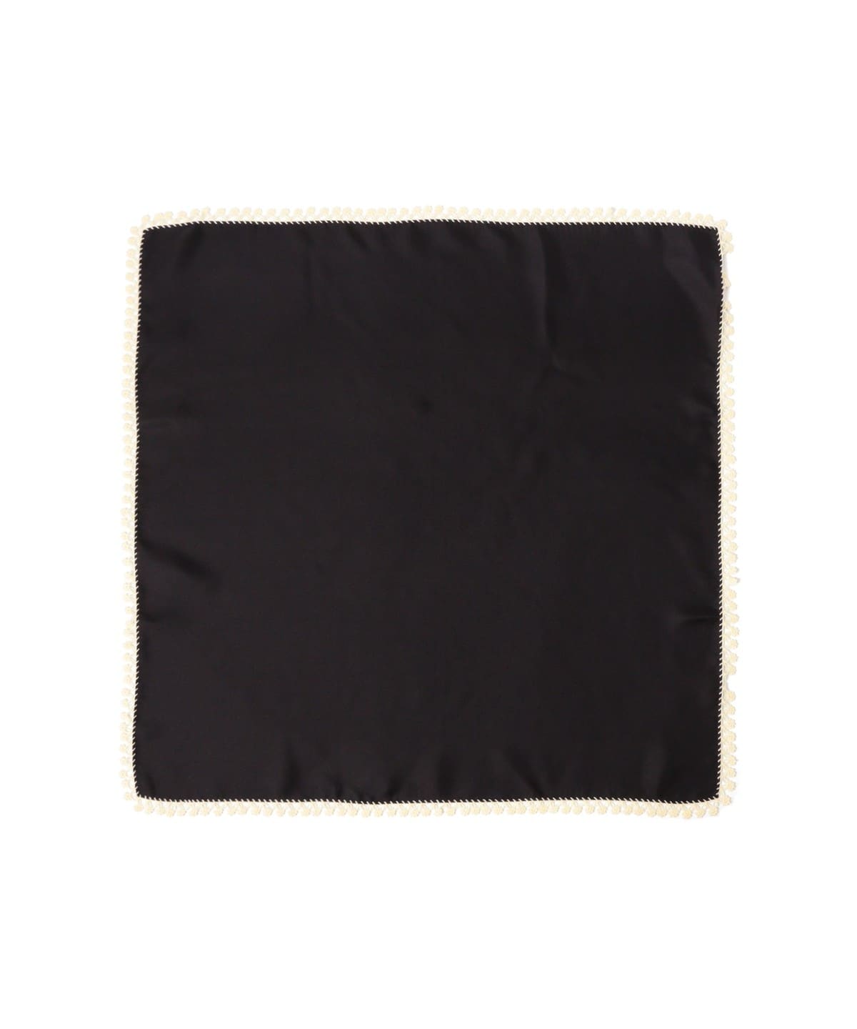 sera / carre EMBROIDERY スカーフ ファッション雑貨 WOMEN BLACK/BEIGE EMBROIDERY 60×60 sera / carre EMBROIDERY スカーフ ファッション雑貨 WOMEN BLACK/BEIGE EMBROIDERY 60×60