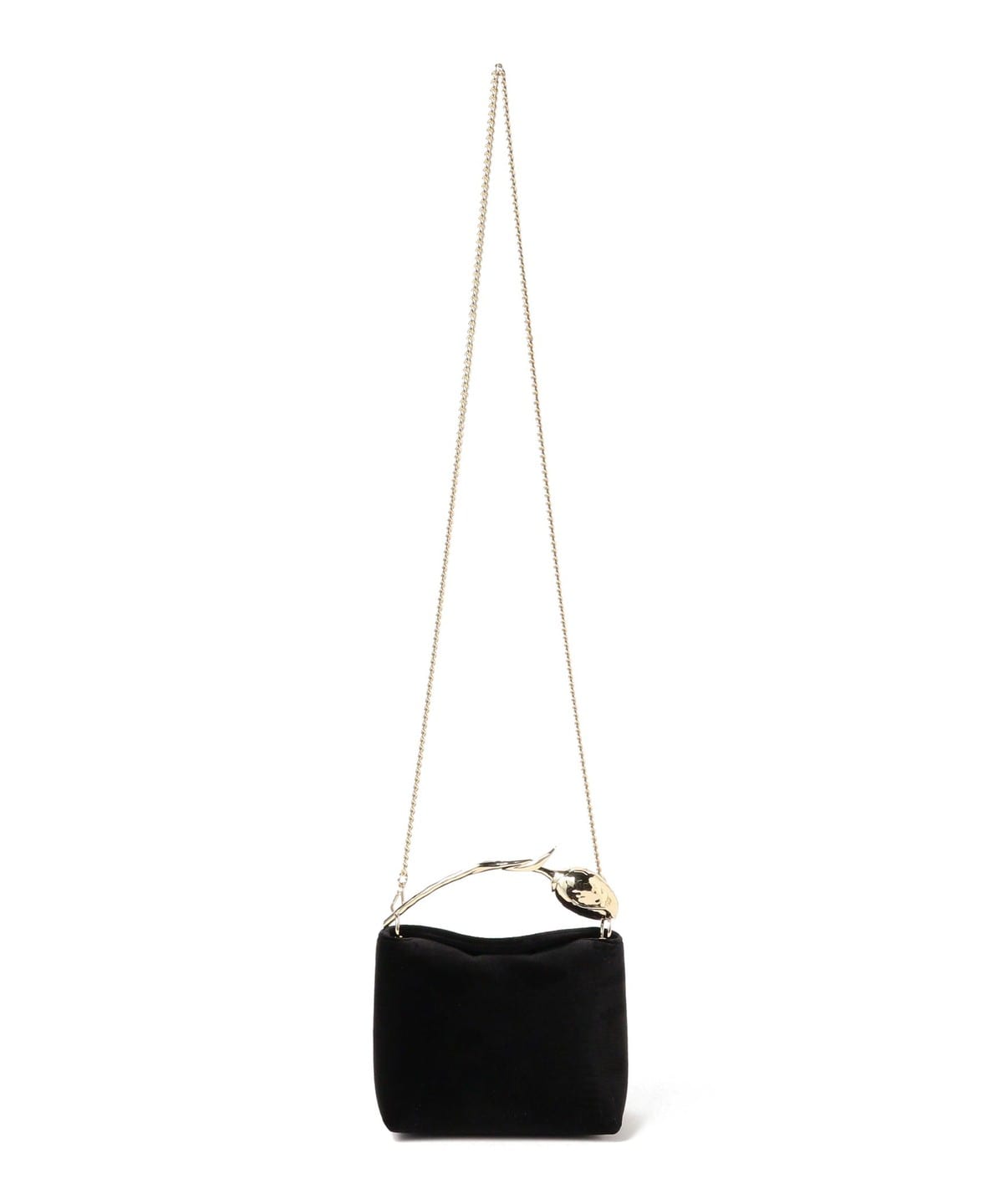 ERDEM アーデム / ベルベット ミニショルダーバッグ バッグ WOMEN BLACK ONE SIZE ERDEM アーデム / ベルベット ミニショルダーバッグ バッグ WOMEN BLACK ONE SIZE