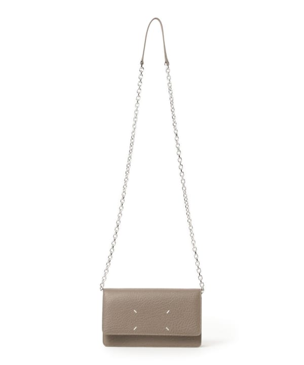 <WOMEN> Maison Margiela / Bicolor Leather Chain Wallet