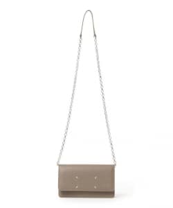 〈WOMEN〉Maison Margiela / バイカラー レザー チェーン ウォレット
