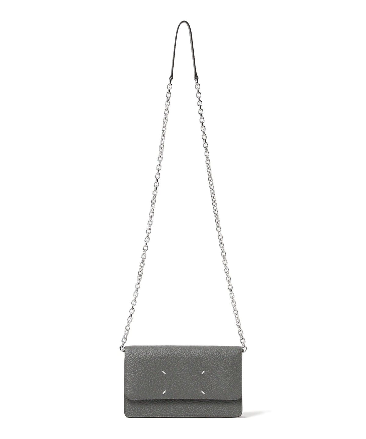 〈WOMEN〉Maison Margiela メゾン マルジェラ / レザー チェーン ウォレット バッグ WOMEN DARK GREY ONE SIZE 〈WOMEN〉Maison Margiela メゾン マルジェラ / レザー チェーン ウォレット バッグ WOMEN DARK GREY ONE SIZE