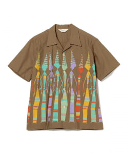STAR OF HOLLYWOOD / TYPEWRITER COTTON OPEN SHIRT “AFRICAN DAUGHTERS”