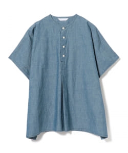 ＜WOMEN＞homspun / ライトオンス シャンブレー ビッグシルエット プルオーバーシャツ