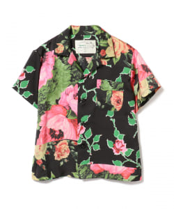 ＜WOMEN＞les Briqu’a* braque × fennica / 別注 アーカイブ テキスタイル オープンカラーシャツ