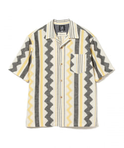＜MEN＞オカモト商店 × fennica / 久留米絣 アロハシャツ