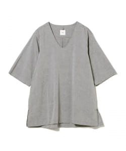 ts(s) / 半袖 サイドポケット Vネック プルオーバーシャツ
