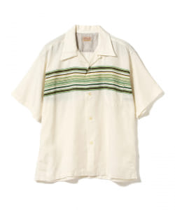 STYLE EYES / MULTI BORDER　マルチボーダー 半袖オープンカラーシャツ