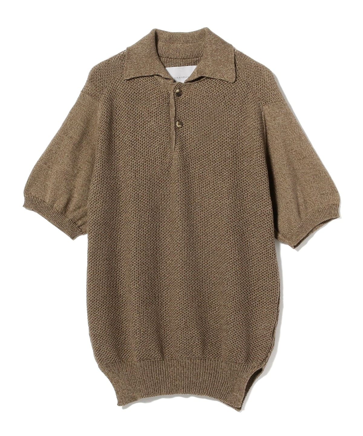 メーカー直送 seeksole seeksole ss knit polo チャコールMサイズ メンズ