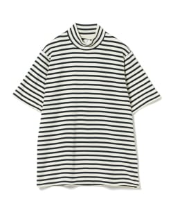 ＜MEN＞ANATOMICA / モックネック ボーダーTシャツ