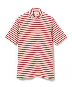 ＜MEN＞ANATOMICA / モックネック ボーダーTシャツ