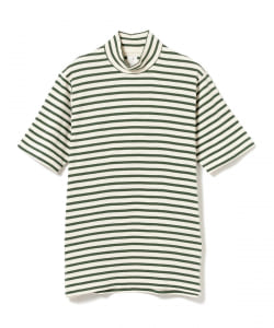 ＜MEN＞ANATOMICA / モックネック ボーダーTシャツ