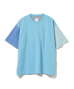 ＜MEN＞ts(s) / オーバーサイズド カラーブロック Tシャツ