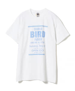 ＜MEN＞MUSIC TEE / CHARILE BIRD PARKER Tシャツ
