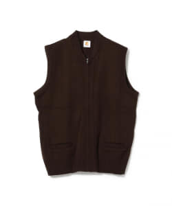 A+ CAREER APPAREL / HEAVYWEIGHT ZIP-FRONT CREWNECK TRANSIT CARDIGAN VEST
