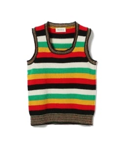 ＜UNISEX＞ Jamiesons Knitwear × fennica / 別注 NEW RASTA ニットベスト