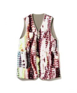 ts(s) / Inkjet Print Polyester Fur Fleece Cloth Reversible Coat Liner Vest