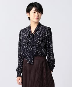＜WOMEN＞dahl'ia / ドット リボン プルオーバー