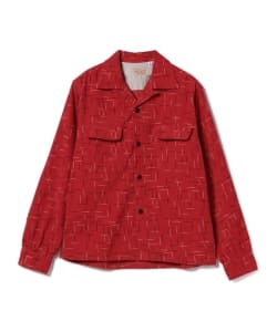 ＜MEN＞ STYLE EYES / ネッププリント コーデュロイ スポーツシャツ ◎