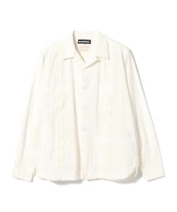＜MEN＞MONITALY / Canul Manta Guayabera ロングスリーブ オープンカラーシャツ
