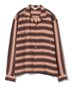＜MEN＞STAR OF HOLLYWOOD / グラデュエーション ストライプ オープンカラーシャツ ◎