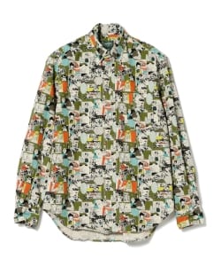 ＜MEN＞Gitman Vintage / アニメプリント ボタンダウンシャツ