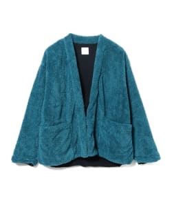 ＜UNISEX＞ts(s) / ファーフリース ライニング付き イージー カーディガン ∀