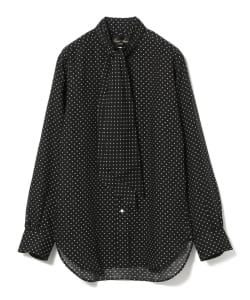 ＜MEN＞HAVERSACK / ドットプリント スカーフシャツ