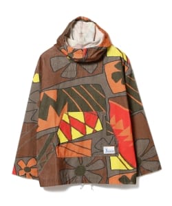 ＜MEN＞Jams / フラワープリント コーデュロイ フーデッドプルオーバー