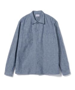 ＜MEN＞BUZZ RICKSON'S / ブルーシャンブレー ロングスリーブ ワークシャツ