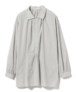 ＜WOMEN＞ORCIVAL / ストライプ ギャザープルオーバーシャツ