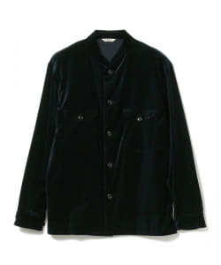 ＜MEN＞ KABEL / ベルベット スタンドカラー シャツジャケット