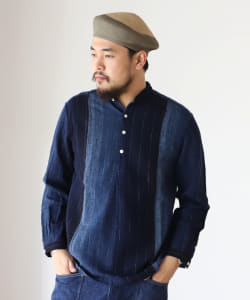 オカモト商店 × fennica / 別注 ボタン プルオーバー ロングスリーブ シャツ