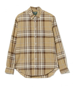 ＜MEN＞Gitman Vintage / Brown & White Archive Madras マドラスチェック長袖シャツ