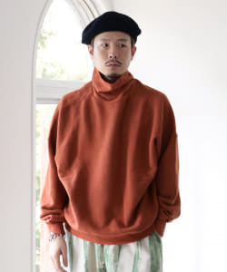 Monitaly / スーパーラッセルタートルネックスウェットシャツ