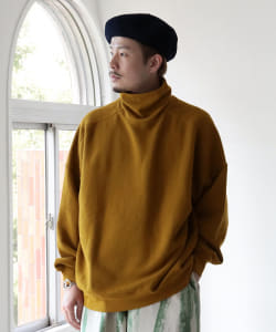 Monitaly / スーパーラッセルタートルネックスウェットシャツ
