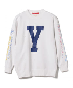 NECESSARY or UNNECESSARY / CREW SWEAT "Y"クルーネックスウェット