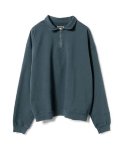 ＜MEN＞MONITALY / ハーフジップ スウェットシャツ