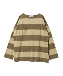 homspun / ダブルポケット ボーダー Tシャツ